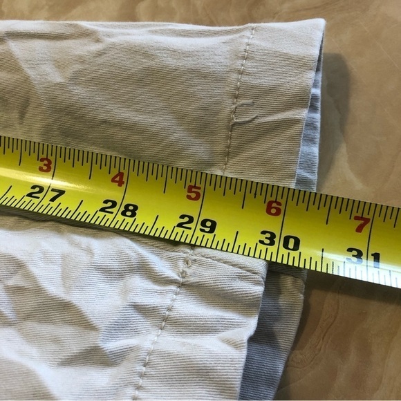 EDDIE bauer jeans womens size 12 white boyfriend fit straight leg stretch pants - Picture 8 of 10